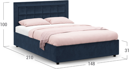 Кровать двуспальная MOON FAMILY 1251 