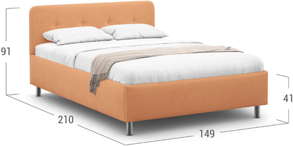 Кровать двуспальная MOON FAMILY 1253
